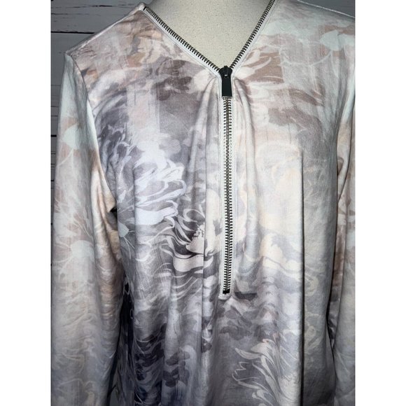 Soft Surrondings Blouse Corrina Large Shirt whimsigoth Tunic 2BR47 Velour goth - Picture 5 of 9